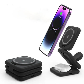 3 in 1 Foldable Magnetic Wireless Charger